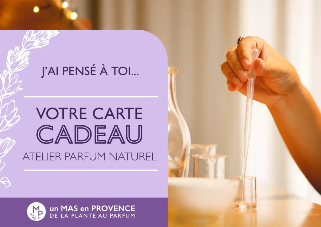 Carte Cadeau Atelier Parfum Naturel Personnalisé