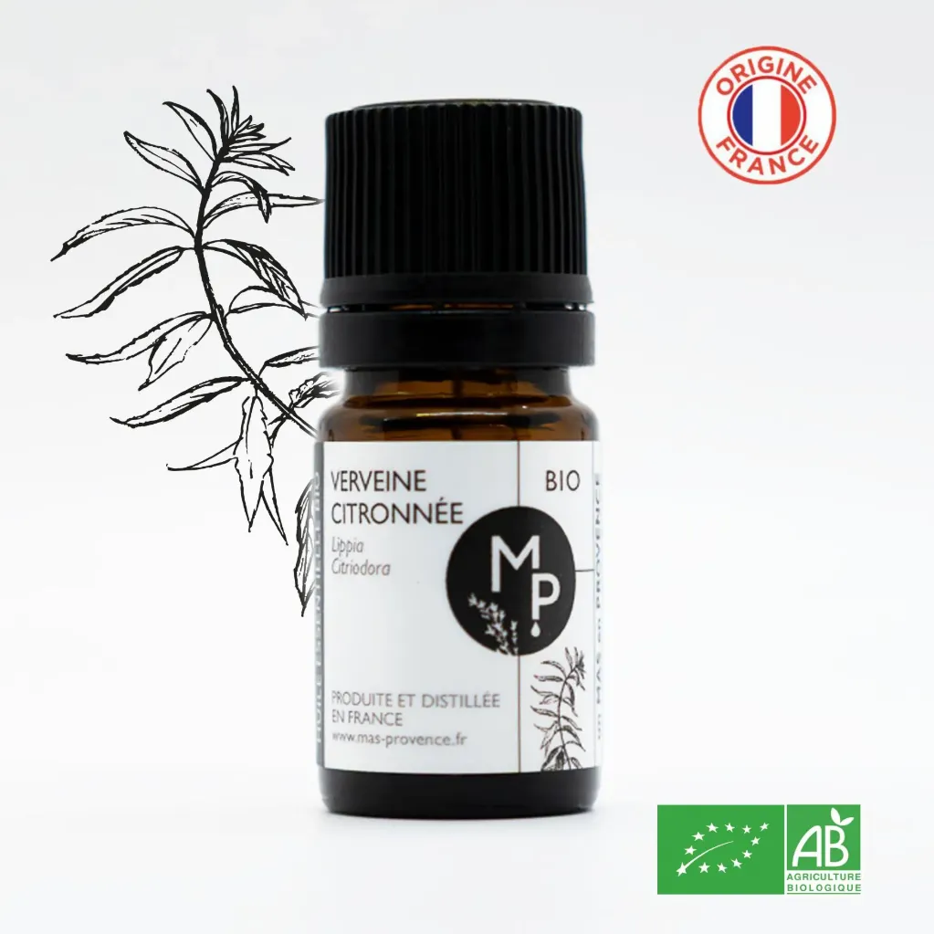 [HEVE05] VERVEINE Citronnée Bio 5 ml - Huile essentielle