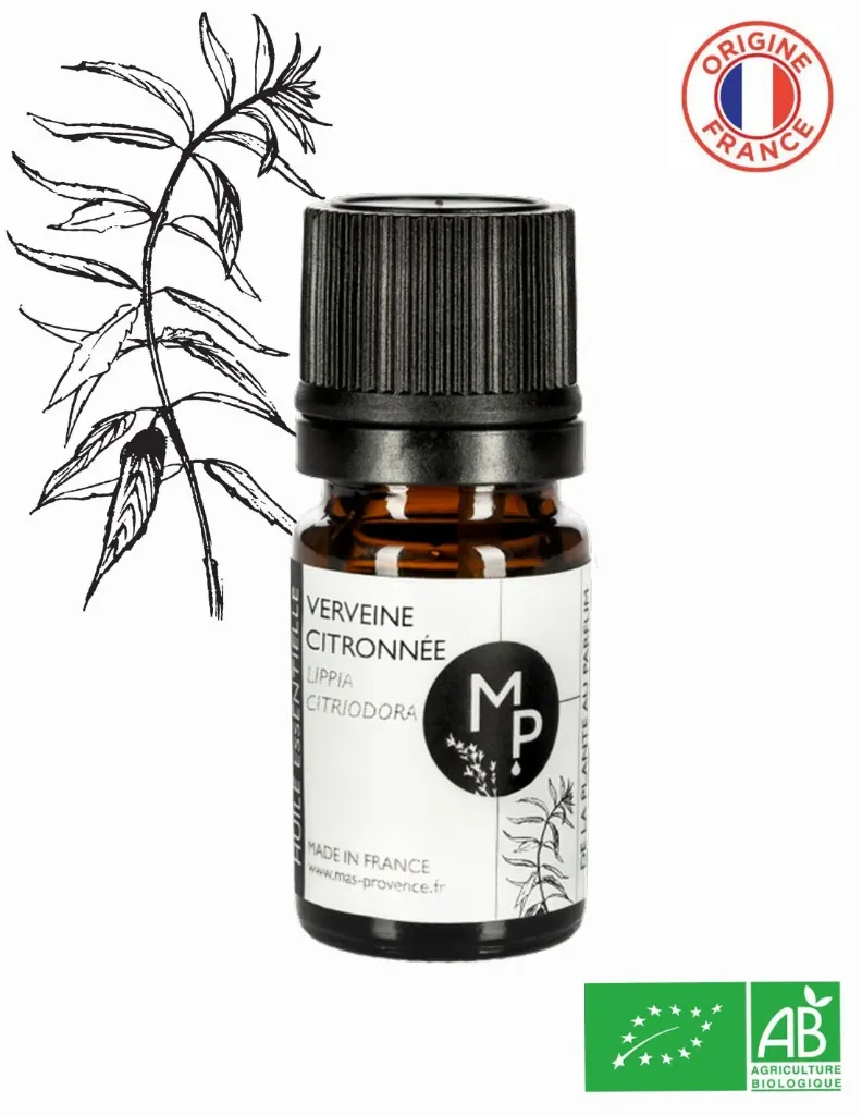 [HEVE05] VERVEINE Citronnée Bio 5 ml - Huile essentielle