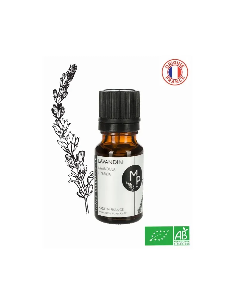 [HELG10] LAVANDIN Grosso Bio 10 ml - Huile essentielle