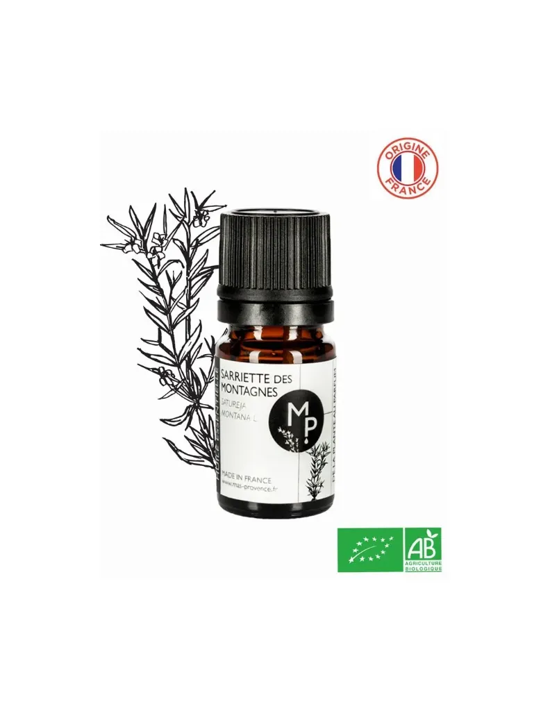 [HESM05] SARRIETTE des Montagnes Bio 5ml - Huile essentielle