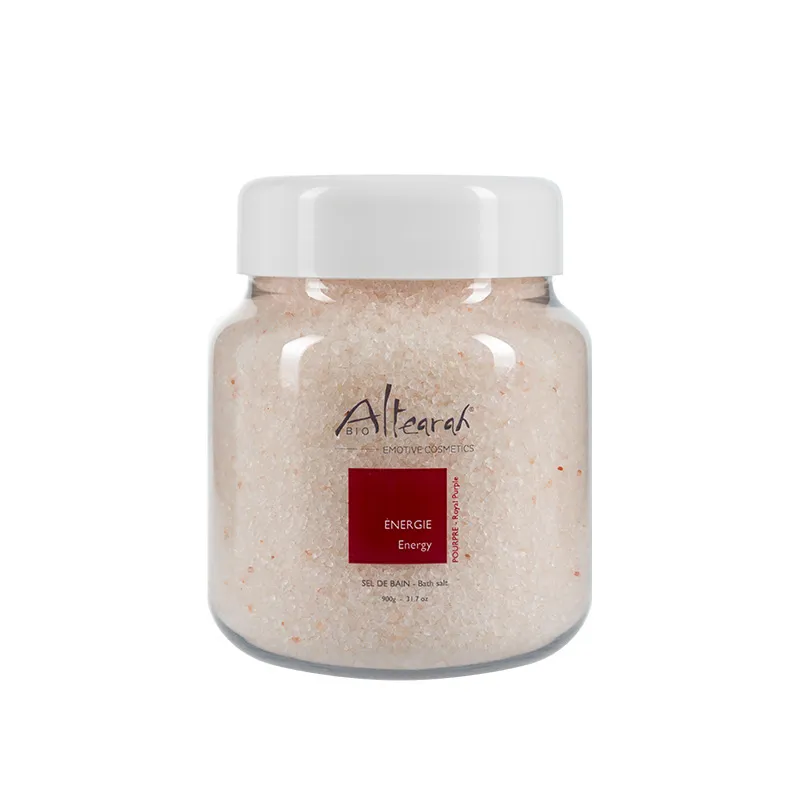 Sel de bain - Pourpre - Énergie - 900 grs - Altearah