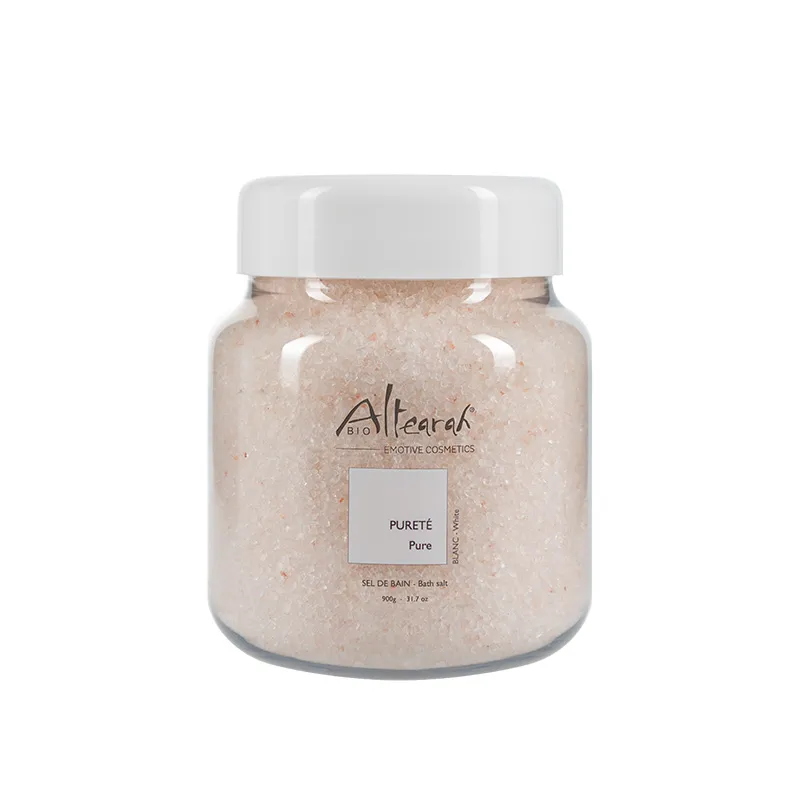 Sel de bain - Blanc - Pureté - 900 grs - Altearah