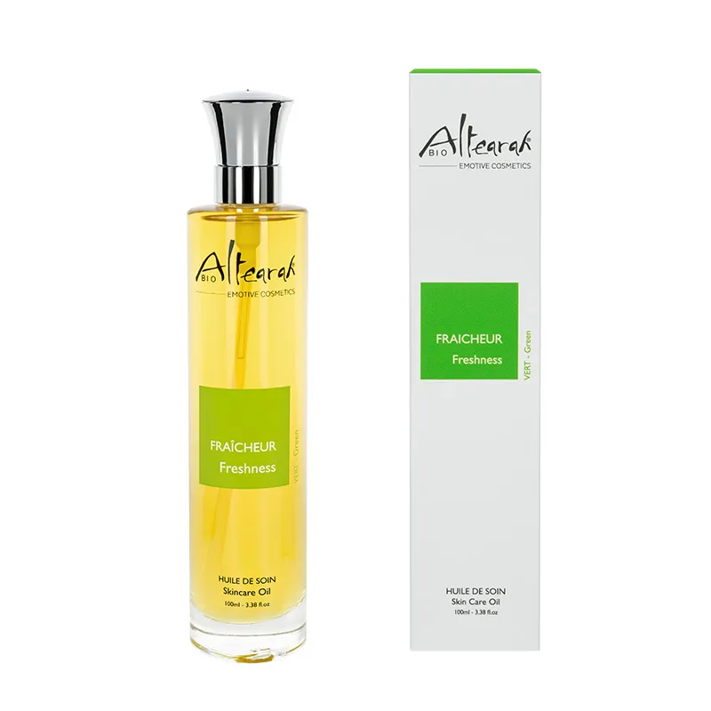 [HVE100] Huile de Soin Bio - Vert - Fraîcheur - 100 ml - Altearah