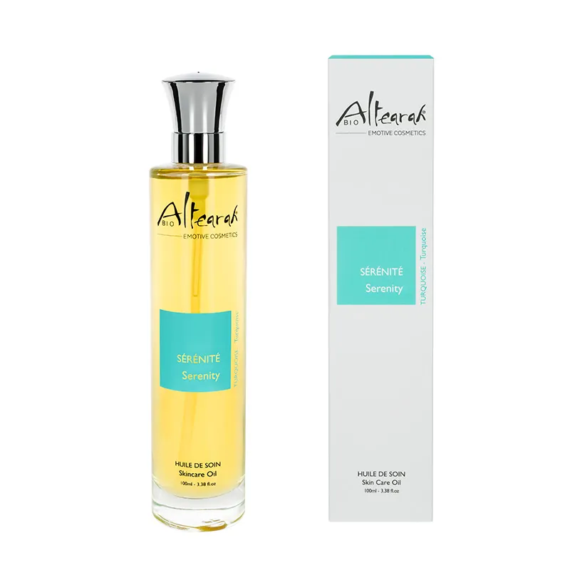[HTU100] Huile de Soin Bio - Turquoise - Sérénité - 100 ml - Altearah