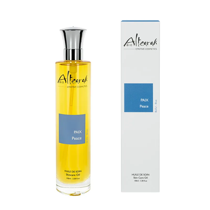 [HBL100] Huile de Soin Bio - Bleu - Paix - 100 ml - Altearah