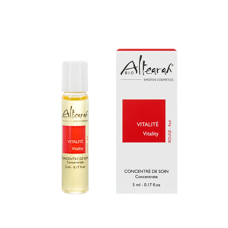 [CRG05] Concentré  de soin Bio - Rouge - Vitalité 5 ml - Altearah