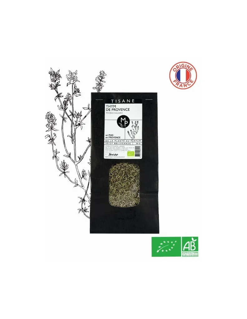 [TITHY50] Tisane Thym de Provence Bio 50grs