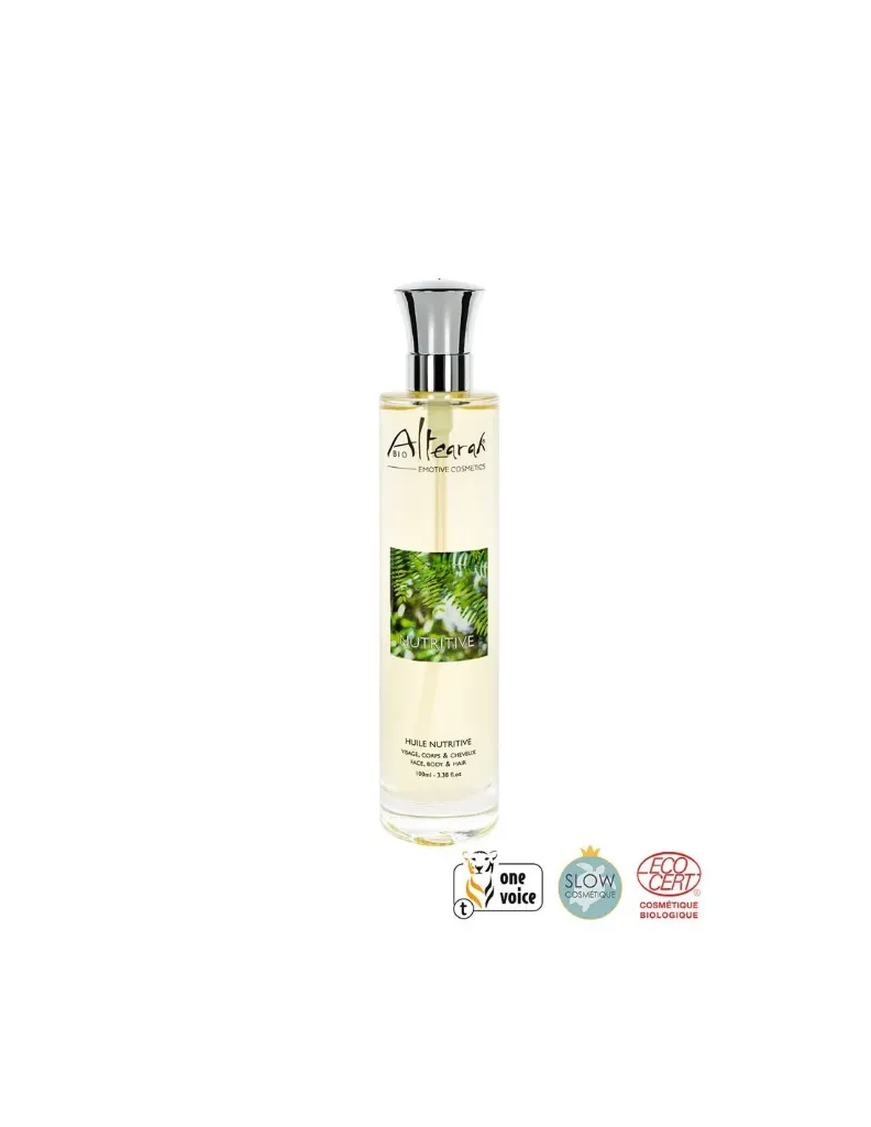 Huile de Massage Nutritive Bio 250ml - Altearah