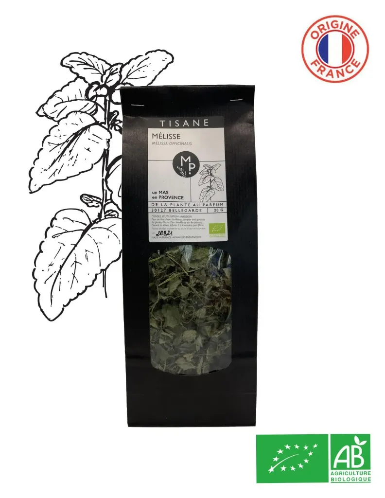 Tisane Mélisse Bio 20 grs