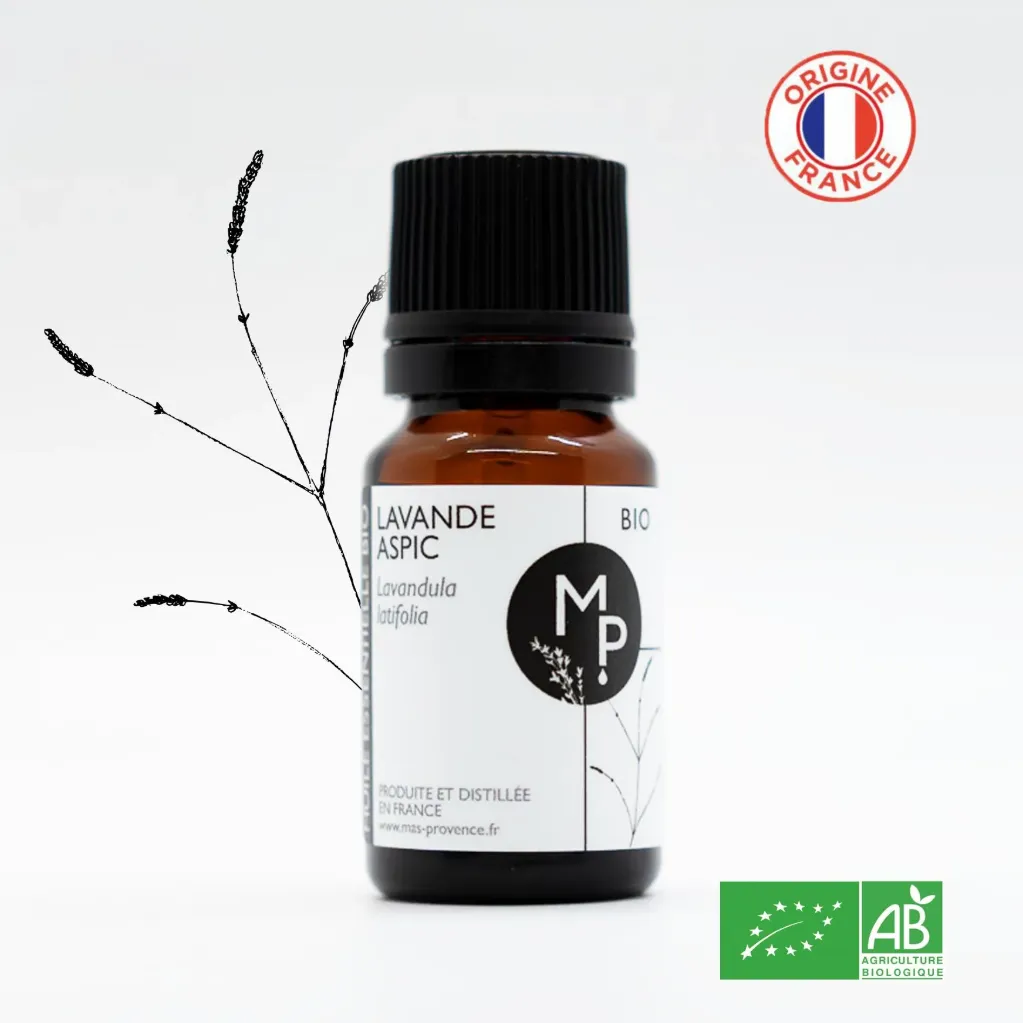 [HELA10] LAVANDE ASPIC Bio - Huile essentielle 10 ml