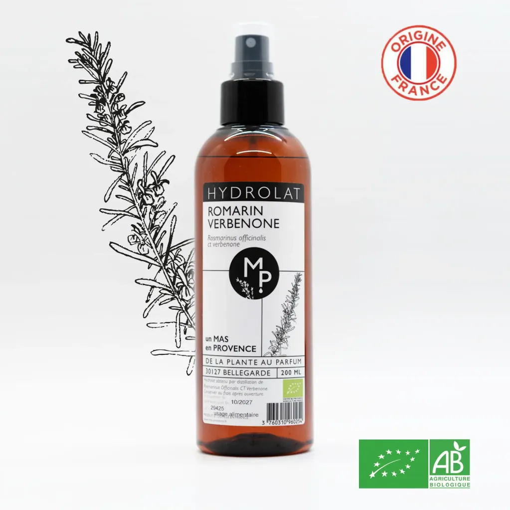 [HYROMVER200] Organic Verbenone  ROSEMARY Hydrolate 200 ml
