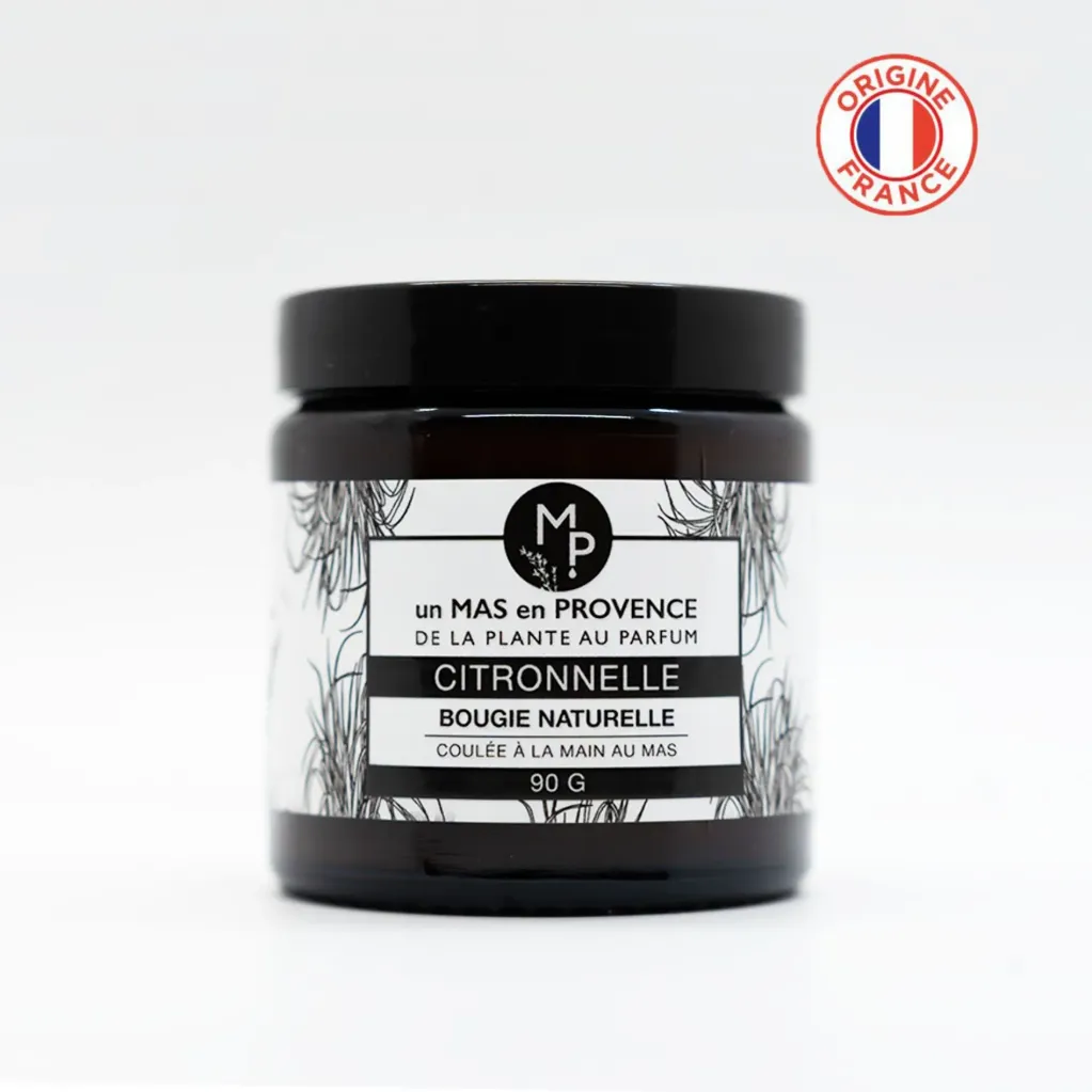 [BOUCIT90] Bougie naturelle Citronnelle 90g
