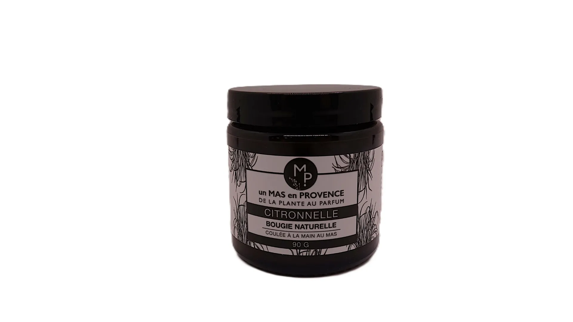 Bougie naturelle Citronnelle 90g