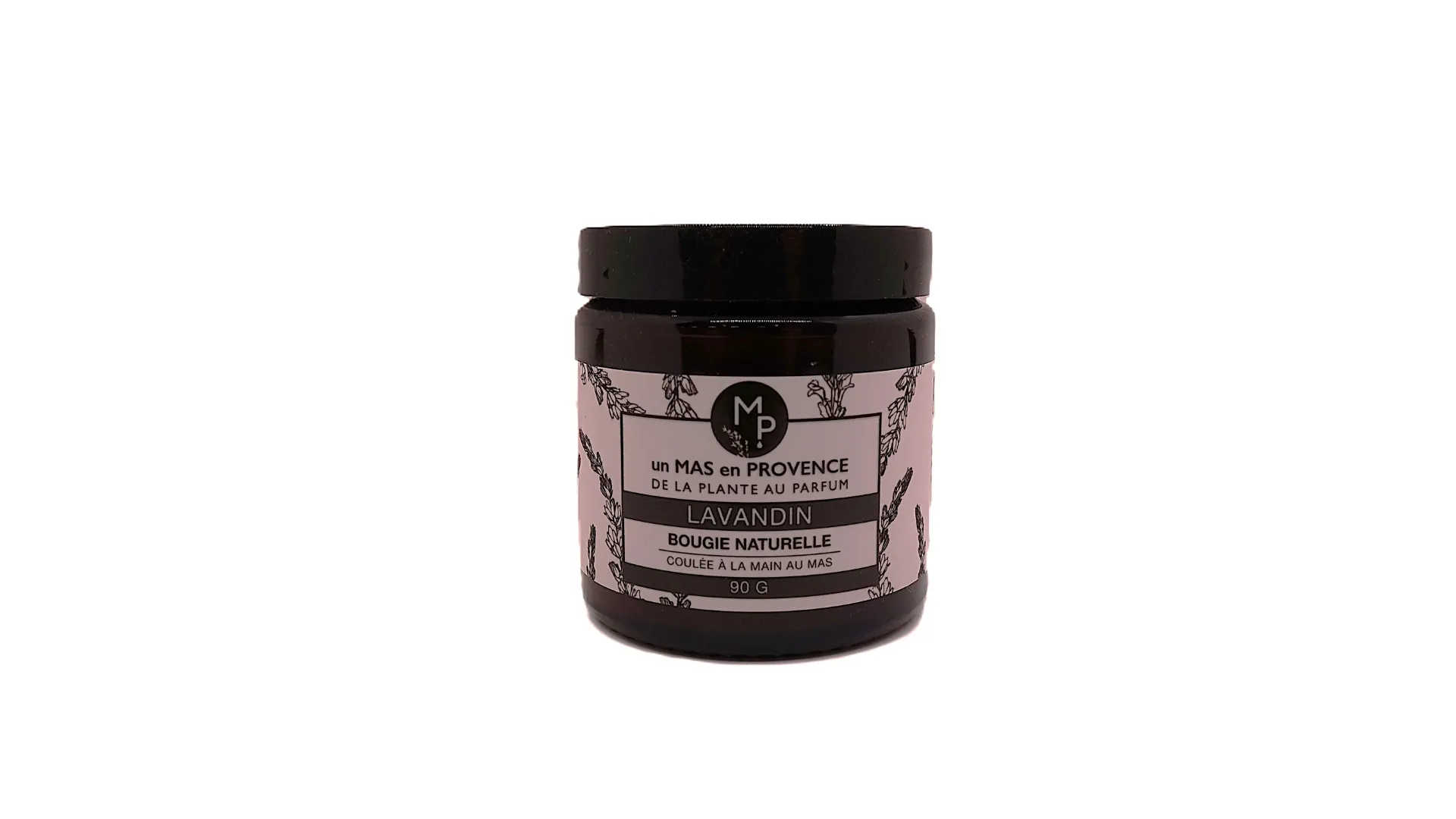 [BOULAV90] Bougie naturelle Lavandin 90g