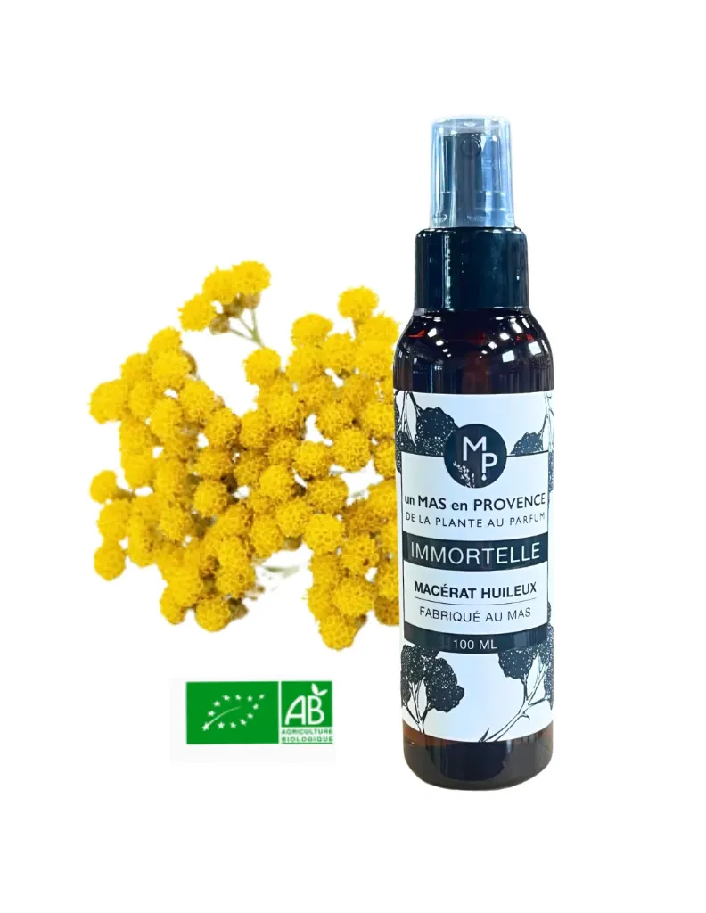 [MACIMM100] Immortal (Helichrysum) Oil Macerate - 100mL Pump Bottle