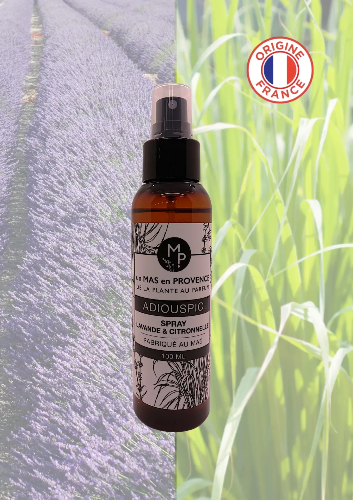 [ADIO100] Adiouspic - spray estival Lavande & citronnelle 100mL