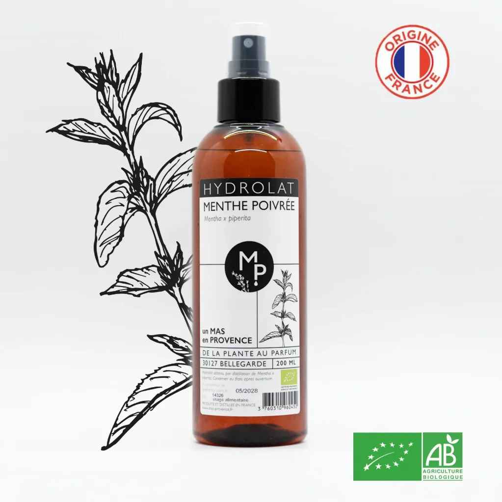 Hydrolat MENTHE poivrée Bio 200 ml