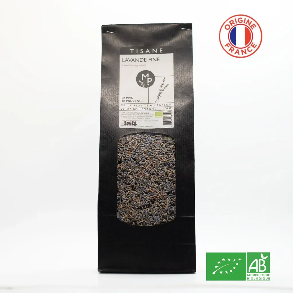 [TILA100] Tisane Fleurs de Lavande fine Bio 100 grs